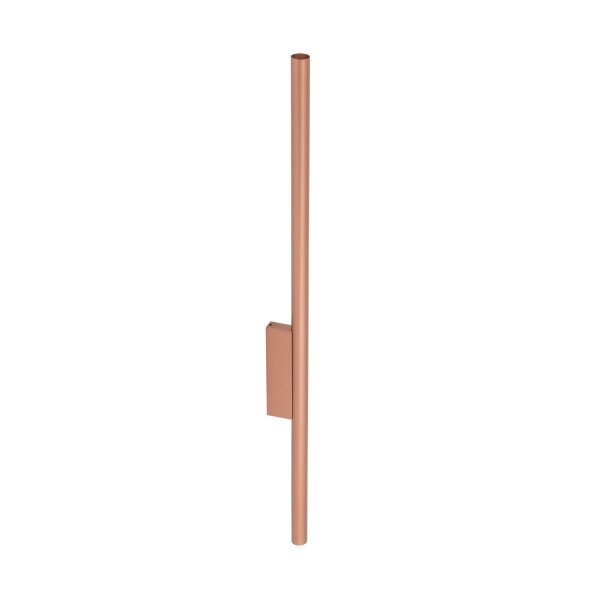 Wandlampe Kupfer Stahl G9 L:78 cm indirekt Modern rund