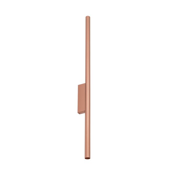 Wandlampe Kupfer Stahl G9 L:78 cm indirekt Modern rund