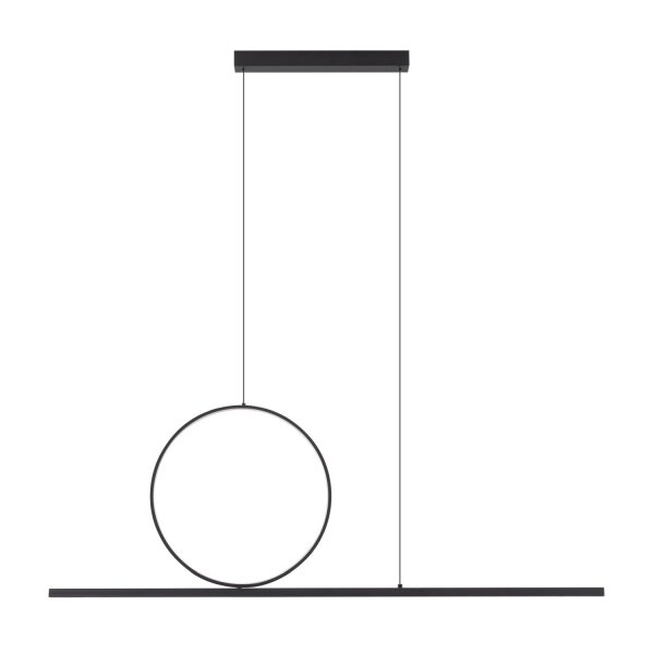 LED Pendelleuchte Schwarz 3000 K L:115 cm lang