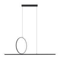 LED Pendelleuchte Schwarz 3000 K L:115 cm lang
