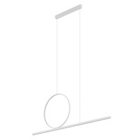 LED Hängelampe Weiß 3000 K L:115 cm Ring Modern