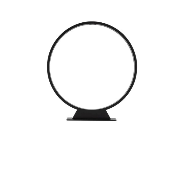 LED Tischlampe Außen Schwarz IP65 3000 K H:40 cm Ring