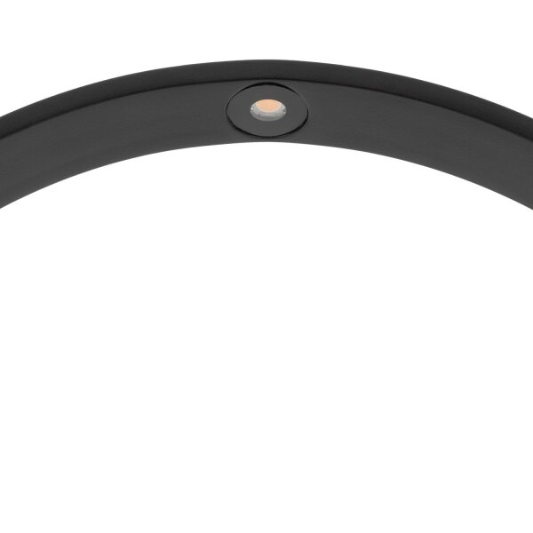 LED Tischlampe Außen Schwarz IP65 3000 K H:40 cm Ring