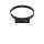 LED Tischlampe Außen Schwarz IP65 3000 K H:40 cm Ring