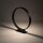 LED Tischlampe Außen Schwarz IP65 3000 K H:40 cm Ring