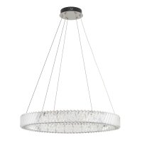 LED Hängelampe Nickel 3000 K L:80 cm Acryl Kristall