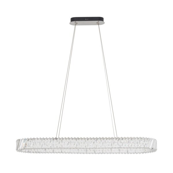 LED Pendelleuchte Nickel 3000 K L:120 cm Modern