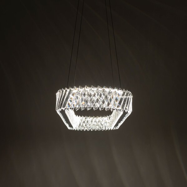 LED Pendelleuchte Nickel 3000 K L:120 cm Modern