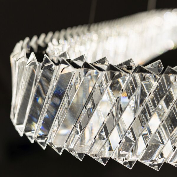 LED Pendelleuchte Nickel 3000 K L:120 cm Modern
