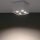 LED Deckenlampe Weiß Schwarz Alu 4000 K eckig B:8 cm