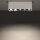 LED Deckenleuchte Weiß Schwarz 4000 K L:19 cm lang