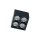 LED Deckenleuchte Schwarz Aluminium 3000 K eckig B:8 cm