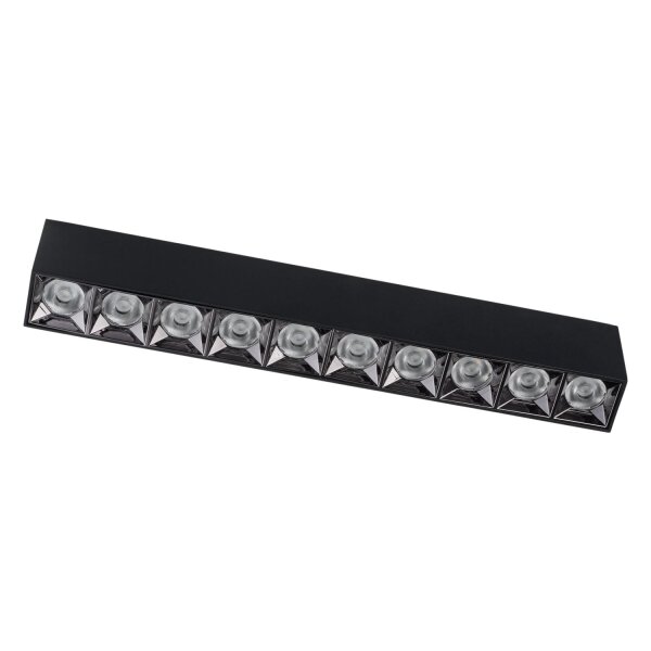 LED Deckenleuchte Schwarz 3000 K L:38 cm lang Modern