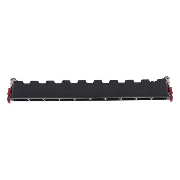LED Einbauleuchte Schwarz 3000 K L:39 cm lang Modern