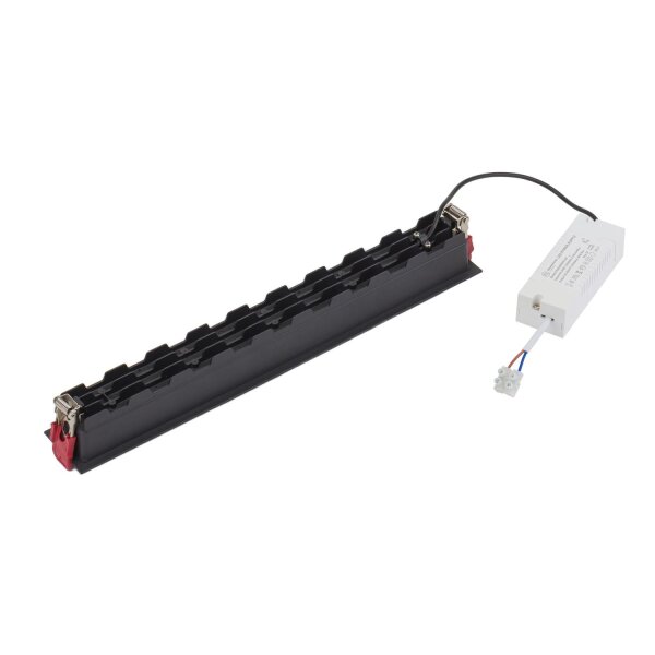 LED Einbauleuchte Schwarz 4000 K L:39 cm lang Modern