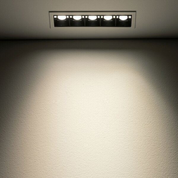 LED Einbaustrahler Weiß 4000 K L:14 cm lang Modern