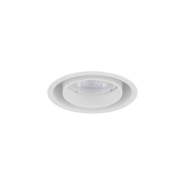 Einbauleuchte Weiß Stahl GU10 B:8 cm verstellbar rund