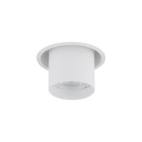Einbauleuchte Weiß Stahl GU10 B:8 cm verstellbar rund