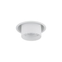 Einbauleuchte Weiß Stahl GU10 B:8 cm verstellbar rund