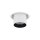 Einbauspot Weiß Schwarz GU10 B:8 cm verstellbar Modern