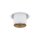 Einbaustrahler Weiß Gold Stahl GU10 B:8 cm rund Modern