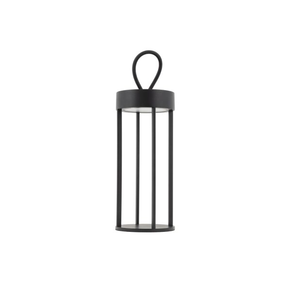 LED Tischlampe Schwarz IP54 2700 K 30 cm 8 h tragbar
