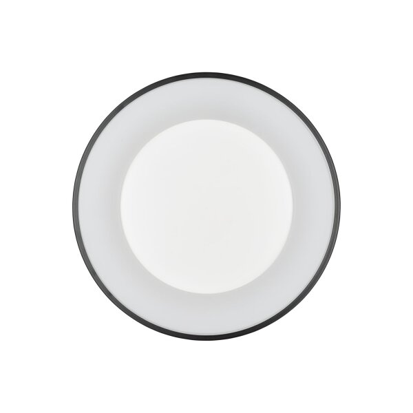 LED Deckenlampe Schwarz 4000 K blendarm rund B:48 cm
