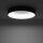LED Deckenlampe Schwarz 4000 K blendarm rund B:48 cm