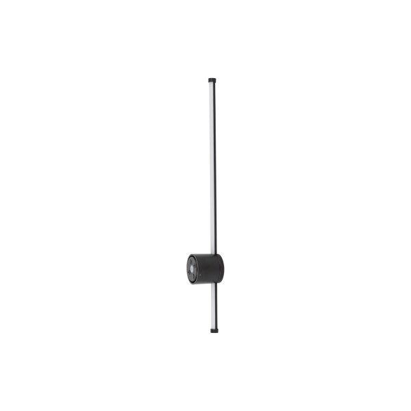 LED Wandleuchte Schwarz IP54 3000 K 65 cm Aluminium