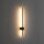 LED Wandleuchte Schwarz IP54 3000 K 65 cm Aluminium