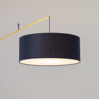 Stehleuchte XXL Rot Gelb Blau Stoff E27 230 cm flexibel