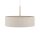 Pendelleuchte Gold Creme Stoff E27 L:65 cm rund Modern