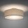 Deckenleuchte Gold Creme E27 Ø50 cm rund Modern Stoff