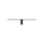 LED Wandlampe Schwarz Metall 4000 K L:66 cm lang Modern