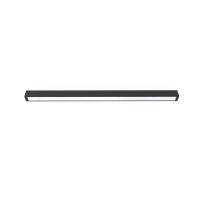 LED Deckenleuchte Schwarz Stahl 3000 K L:123 cm Modern