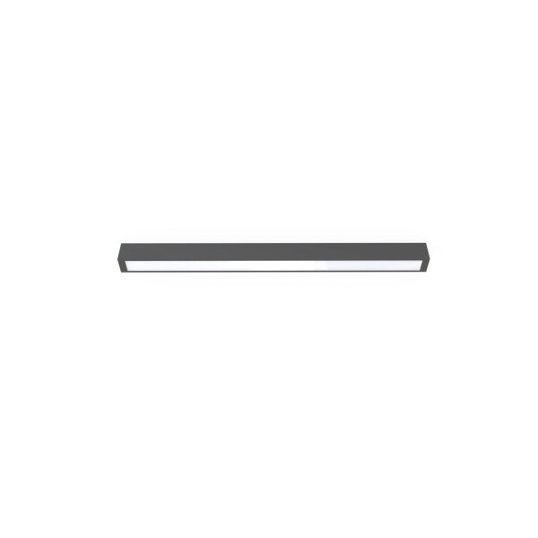 LED Deckenleuchte Stahl Graphit 3000 K L:92 cm Modern