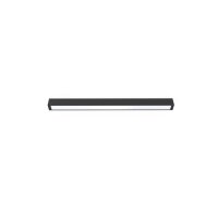 LED Deckenlampe Schwarz Stahl 3000 K 92 cm lang Modern