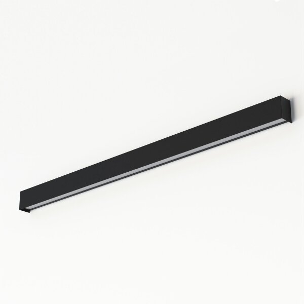 LED Wandleuchte Schwarz Stahl 22 W L:122 cm lang