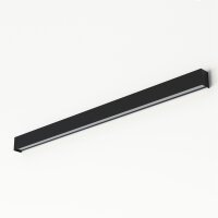 LED Wandleuchte Schwarz Stahl 22 W L:122 cm lang