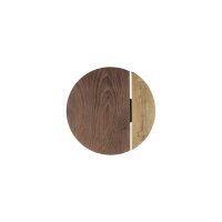 LED Wandleuchte indirekt 3000 K B:51 cm Holz wohnlich