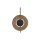 Wandlampe indirekt Schwarz Holz GX53 B:50 cm wohnlich
