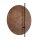 LED Wandlampe Schwarz Holz 3000 K B:50 cm indirekt