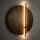 LED Wandlampe Schwarz Holz 3000 K B:50 cm indirekt