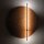 LED Wandlampe Schwarz Holz 3000 K B:50 cm indirekt