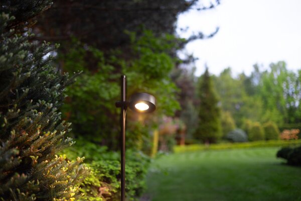 LED Wegeleuchte Schwarz Alu IP54 3000 K 100 cm flexibel