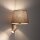 Wandlampe Stoff Grau Schalter E27 GU10 B:23 cm flexibel