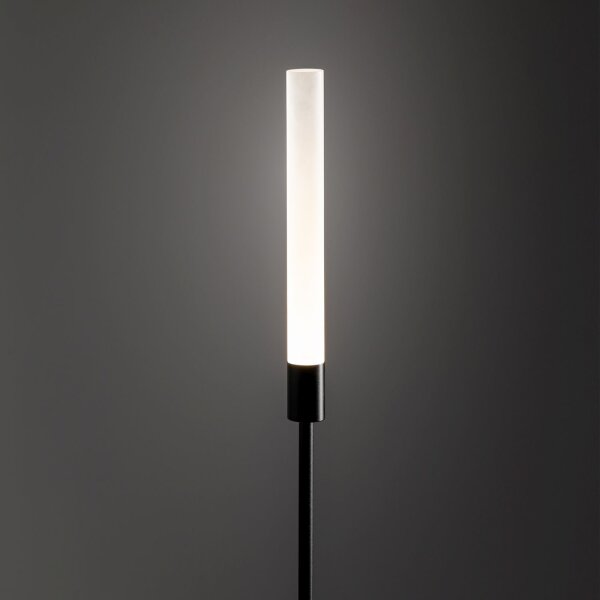 LED Pollerleuchte Schwarz Erdspieß IP54 3000 K 120 cm