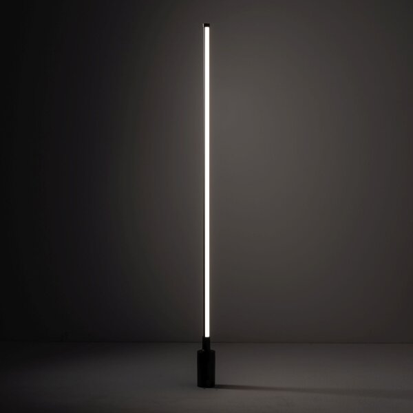 LED Wegeleuchte Schwarz Erdspieß IP54 3000 K H:100 cm