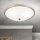 Deckenlampe Metall Glas E27 Ø 39,5 cm 3-flammig rund