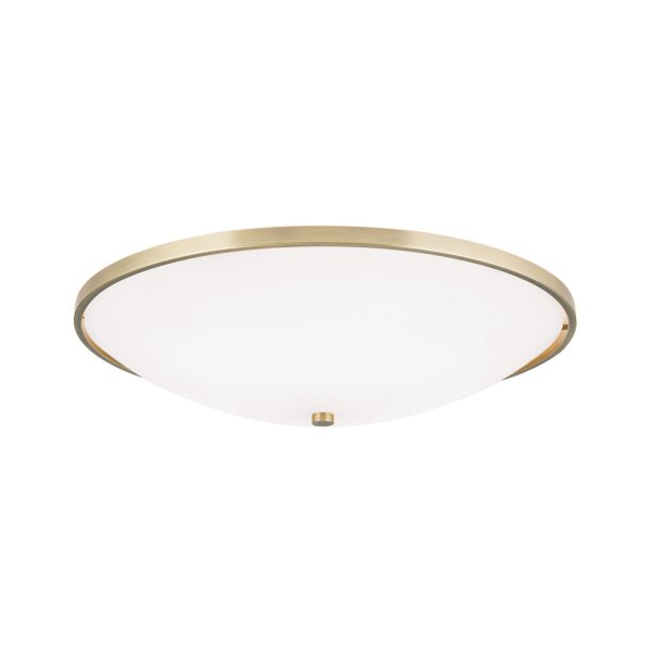 Deckenleuchte Glas Metall E27 D: 56,5 cm rund